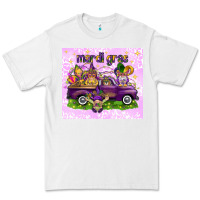White Mardi Gras with gnomies tumbler Premium Tee - HowdyJamesFarm