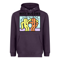 Plum best buddies Heavyweight Hoodie - artisFamous
