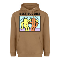 Toasted Coconut best buddies Heavyweight Hoodie - artisFamous