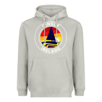 Moon Dust dingle ireland vintage sailboat 70s retro sunset Heavyweight Hoodie - artisFamous