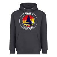 Smoke dingle ireland vintage sailboat 70s retro sunset Heavyweight Hoodie - artisFamous