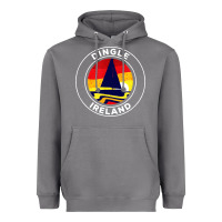 Storm dingle ireland vintage sailboat 70s retro sunset Heavyweight Hoodie - artisFamous