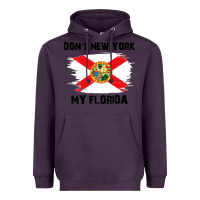 Plum don't new york my florida t shirt flag Heavyweight Hoodie - artisFamous
