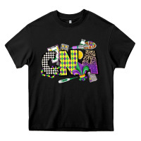 Black cna mardi gras certified nursing assistant Heavy Core Tee - CowGirlArtShop