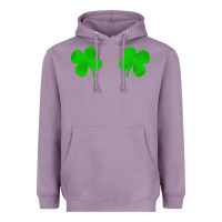 Lavender four leaf clover Heavyweight Hoodie - artisFamous