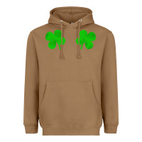 Toasted Coconut four leaf clover Heavyweight Hoodie - artisFamous