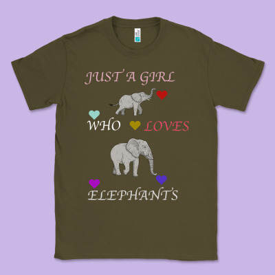Just A Girl Who Loves Elephants Classic Tee Designed By Bettercallsaul