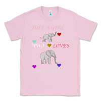 Bubblegum Pink Just A Girl Who Loves Elephants Classic Tee - Bettercallsaul