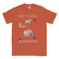 Copper Just A Girl Who Loves Elephants Classic Tee - Bettercallsaul
