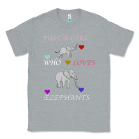 Heather Grey Just A Girl Who Loves Elephants Classic Tee - Bettercallsaul