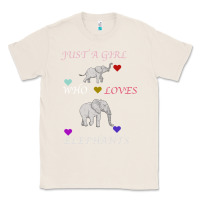 Natural Just A Girl Who Loves Elephants Classic Tee - Bettercallsaul