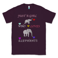 Plum Just A Girl Who Loves Elephants Classic Tee - Bettercallsaul