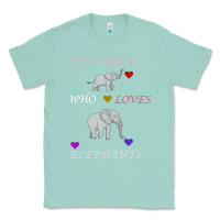 Seafoam Just A Girl Who Loves Elephants Classic Tee - Bettercallsaul
