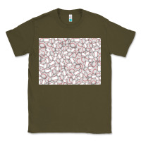 Army Green baseball seamless background  (3200x2400px) Classic Tee - Jasminsmagicworld