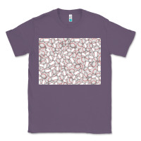 Lavender baseball seamless background  (3200x2400px) Classic Tee - Jasminsmagicworld
