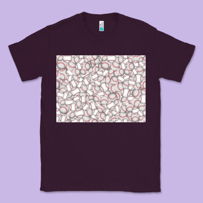 Baseball Seamless Background  (3200x2400px) Classic Tee Designed By Jasminsmagicworld