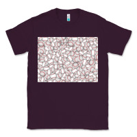 Plum baseball seamless background  (3200x2400px) Classic Tee - Jasminsmagicworld
