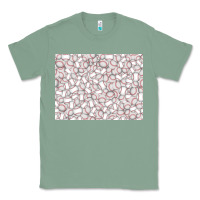 Sage baseball seamless background  (3200x2400px) Classic Tee - Jasminsmagicworld