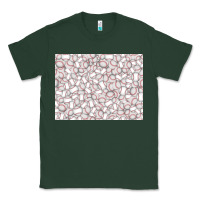 Sports Green baseball seamless background  (3200x2400px) Classic Tee - Jasminsmagicworld