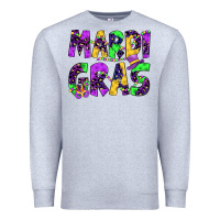 Heather Grey mardi gras Premium Sweatshirt - JahusDesignShop