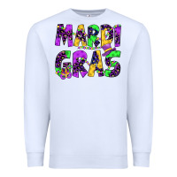 White mardi gras Premium Sweatshirt - JahusDesignShop