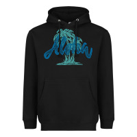 Black hawaii aloha art Heavyweight Hoodie - artisFamous