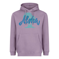 Lavender hawaii aloha art Heavyweight Hoodie - artisFamous