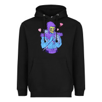 Black skeletor's cat Heavyweight Hoodie - artisFamous