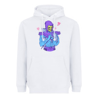 White skeletor's cat Heavyweight Hoodie - artisFamous
