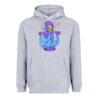 Heather Grey skeletor's cat Heavyweight Hoodie - artisFamous