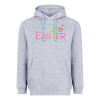 Heather Grey happy easter Heavyweight Hoodie - artisFamous