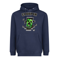 Navy creeper Heavyweight Hoodie - artisFamous