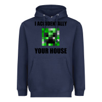 Navy creeper meme Heavyweight Hoodie - artisFamous