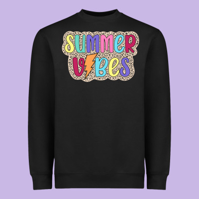 Summer Vibes Heavyweight Sweatshirt Designed By Jahusdesignshop