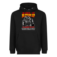 Black funny mudding Heavyweight Hoodie - artisFamous