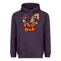 Plum chip n dale Heavyweight Hoodie - artisFamous