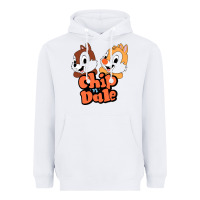 White chip n dale Heavyweight Hoodie - artisFamous