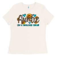 Bone auntie like a mom only cooler Ladies Tee - OliviaCreatesArt