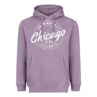 Lavender chicago Heavyweight Hoodie - artisFamous