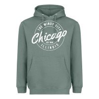 Sage chicago Heavyweight Hoodie - artisFamous