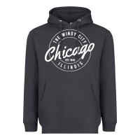 Smoke chicago Heavyweight Hoodie - artisFamous