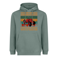 Sage never underestimate an old man with a tractor retro vintage Heavyweight Hoodie - artisFamous