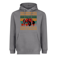 Storm never underestimate an old man with a tractor retro vintage Heavyweight Hoodie - artisFamous