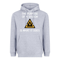Heather Grey posiwid dark mode Heavyweight Hoodie - artisFamous