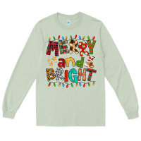 Matcha Merry And Bright Long Sleeve Tee - FaDigitalArtStudio