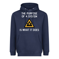 Navy posiwid dark mode Heavyweight Hoodie - artisFamous