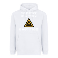 White posiwid dark mode Heavyweight Hoodie - artisFamous