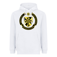 White Roman Catholic Heavyweight Hoodie - artisFamous