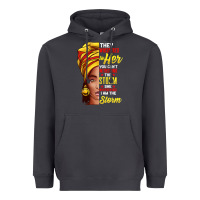 Smoke black history month shirt african woman afro i am the storm t shirt Heavyweight Hoodie - artisFamous