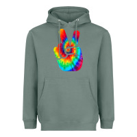 Sage cool peace hand tie dye t shirt for boys and girls Heavyweight Hoodie - artisFamous